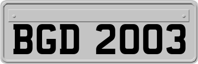 BGD2003