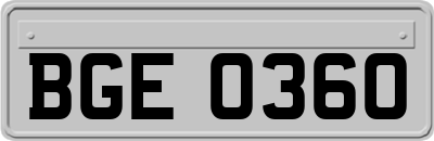 BGE0360