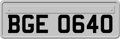 BGE0640