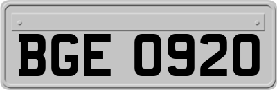 BGE0920