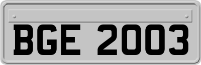 BGE2003