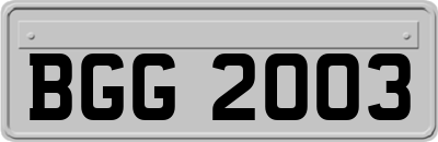 BGG2003