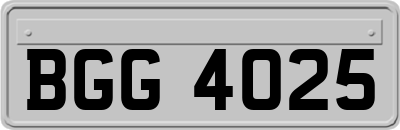 BGG4025