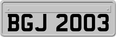 BGJ2003