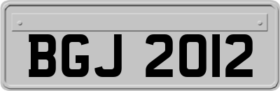 BGJ2012