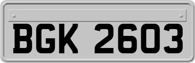 BGK2603