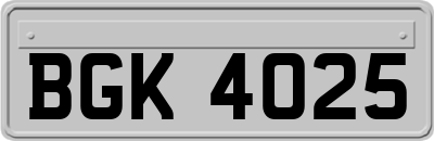 BGK4025