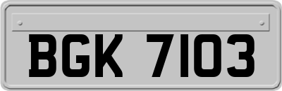 BGK7103