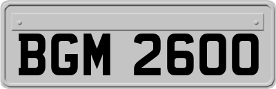BGM2600