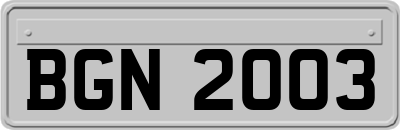 BGN2003