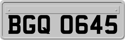 BGQ0645