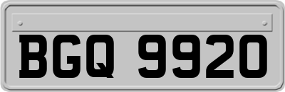 BGQ9920