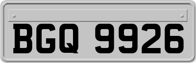 BGQ9926