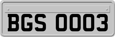 BGS0003
