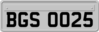BGS0025