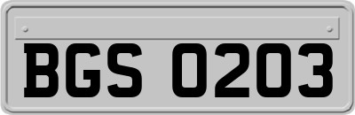 BGS0203