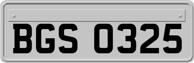 BGS0325