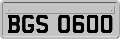 BGS0600