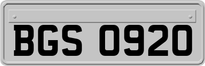 BGS0920