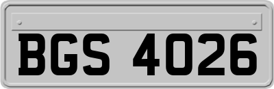 BGS4026