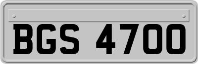 BGS4700