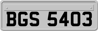 BGS5403