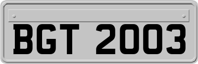 BGT2003