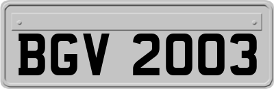 BGV2003