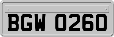 BGW0260