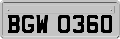 BGW0360