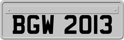 BGW2013