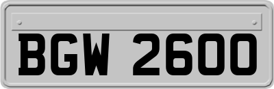 BGW2600