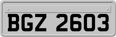 BGZ2603