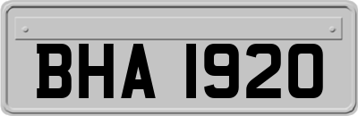 BHA1920