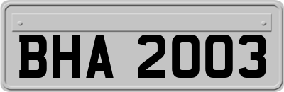 BHA2003