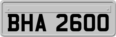 BHA2600
