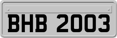 BHB2003