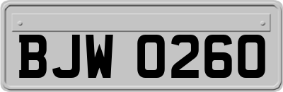 BJW0260