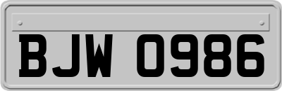 BJW0986