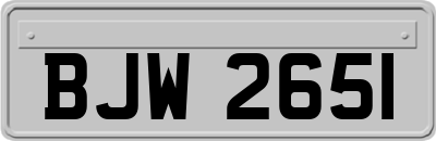 BJW2651