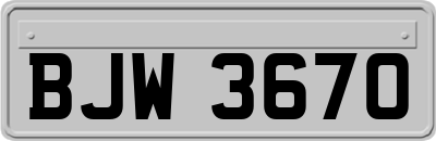 BJW3670