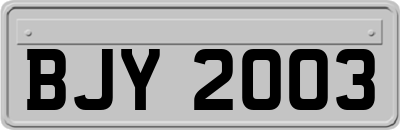 BJY2003