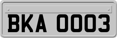 BKA0003