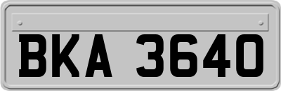 BKA3640