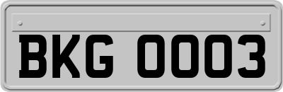 BKG0003