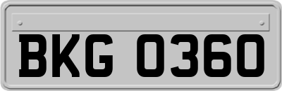 BKG0360