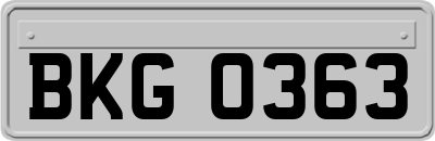 BKG0363