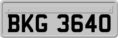 BKG3640