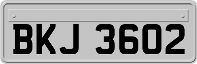 BKJ3602