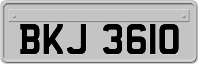 BKJ3610